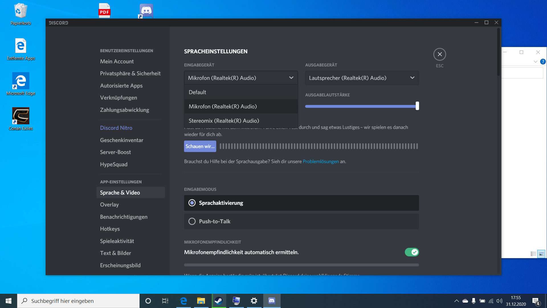Headsetmikrofon funktioniert bei Asus GL504GV nicht