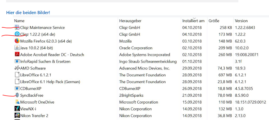 Windows Funktionsupdate 1809