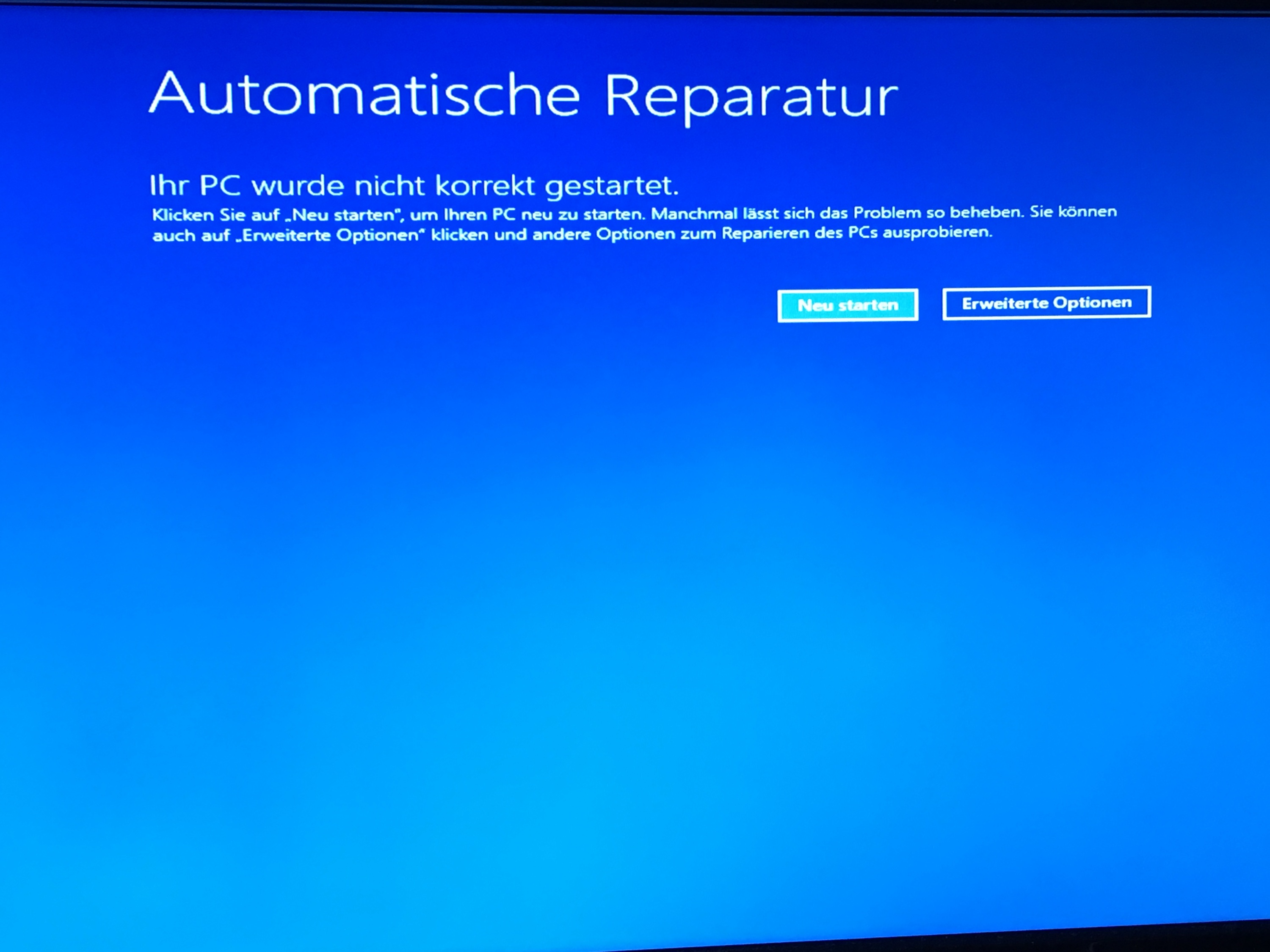 PC kann nicht gestartet werden