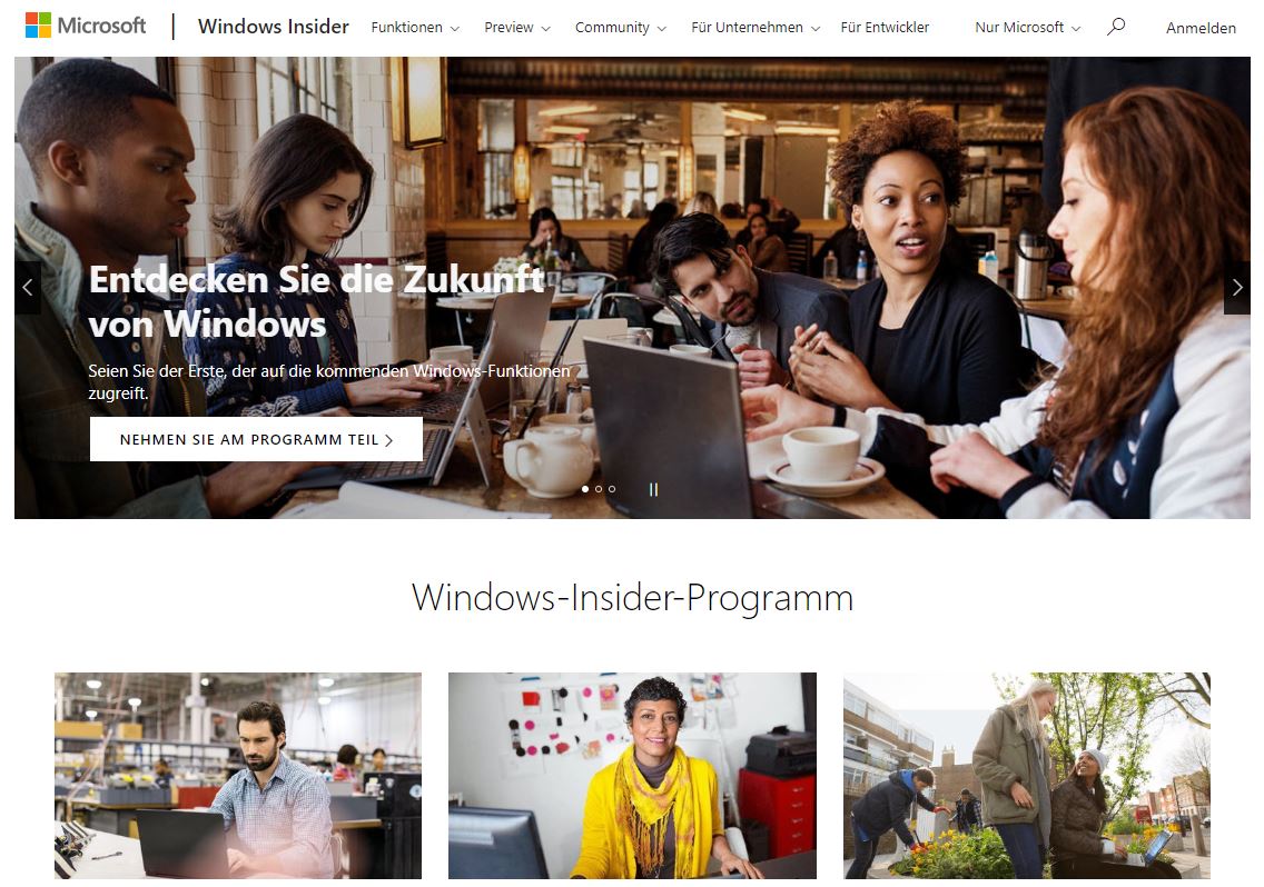 wie melde ich mich am Insider Programm ab?
