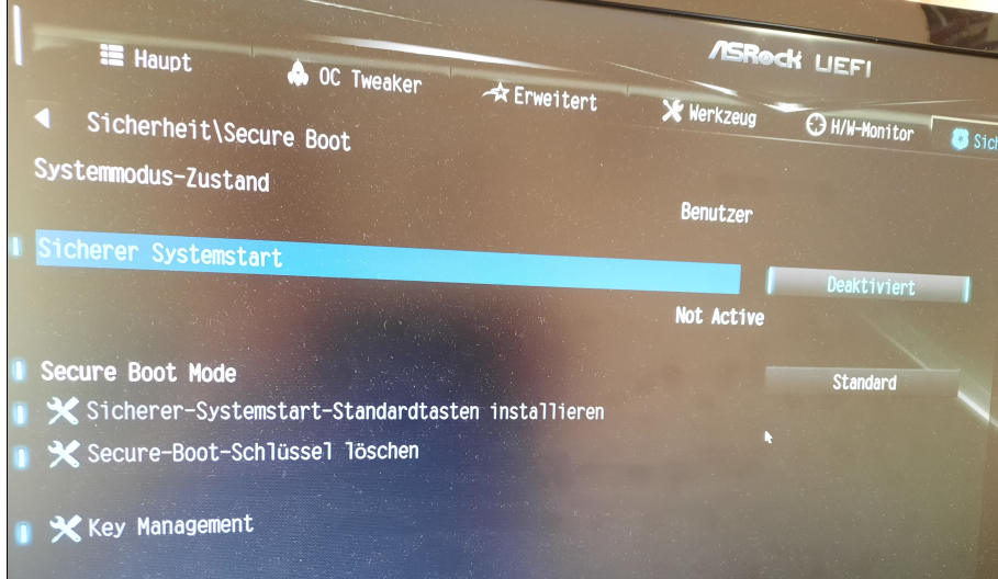 Win 10 lässt sich nicht auf M2 SSD installieren