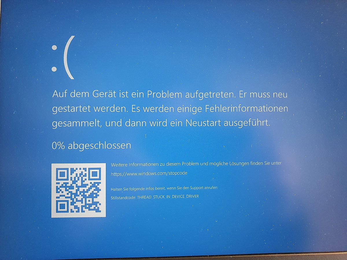 BlueScreen mit MS Wireless Display Adapter