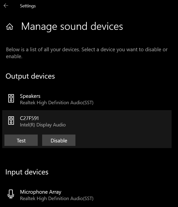 Kein Ton über externen Monitor DisplayPort