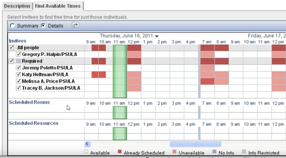Outlook Kalender - Lotus Note Date Collector