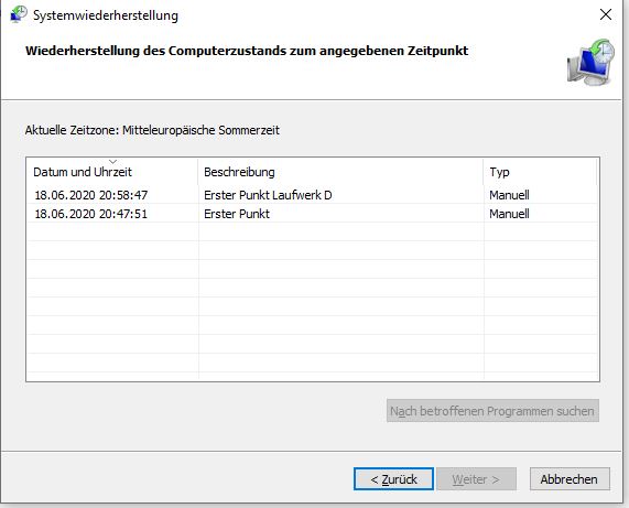 Systemwiederherstellungspunkt automatisch nach jedem Windows Update erstellen.
