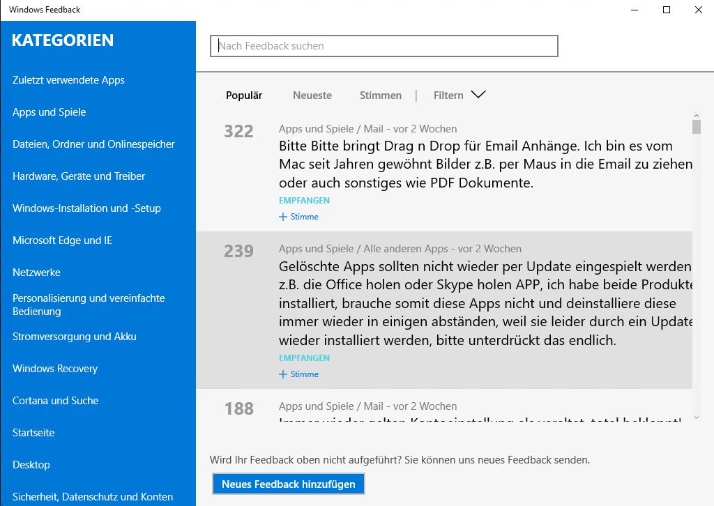 Microsoft Edge - Neue Tabs öffnen mit Benutzerdefinierter Seite