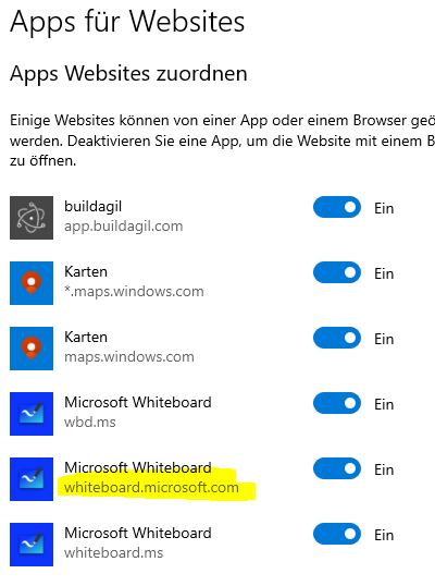 Web-to-App-Linking does not work on Windows 10