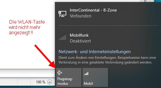 WLAN Adapter nicht mehr angezeigt und nutzbar!