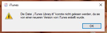 Problem mit iTunes-Download aus Microsoft Store