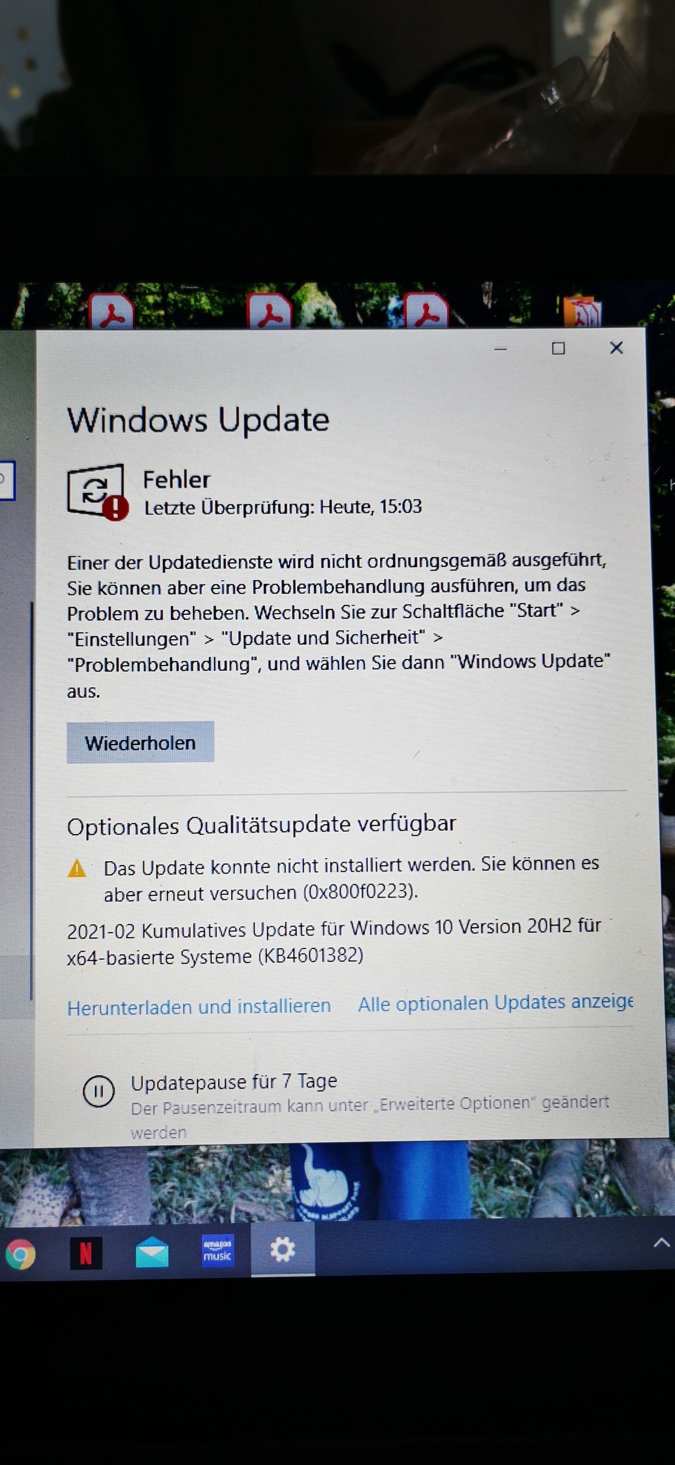 WINDOWS 10 - Plötzlich, kein Netzwerk , keinen Ton, Anmeldeproblem....