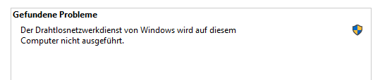 WLAN-Verbindung / Drahtlosnetzwerkdienst