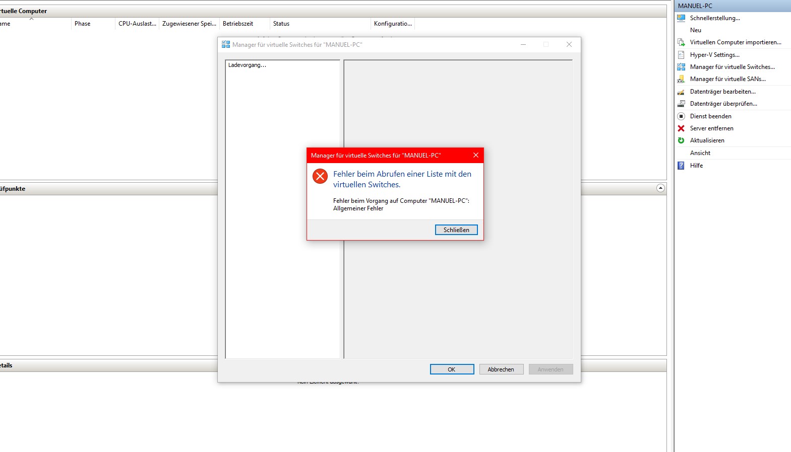 Hyper-V Windows 10 Pro 1903