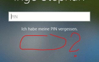 Anmeldeoption beim Anmelden nicht mehr verfügbar