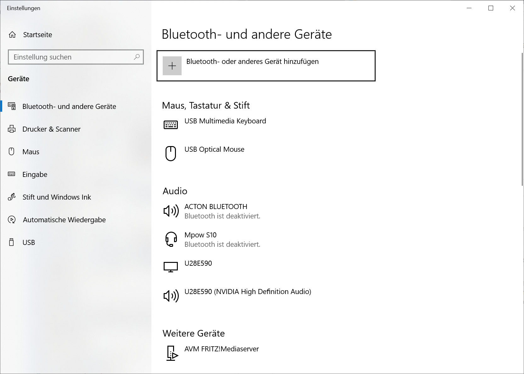 Bluetooth seit heute verschwunden