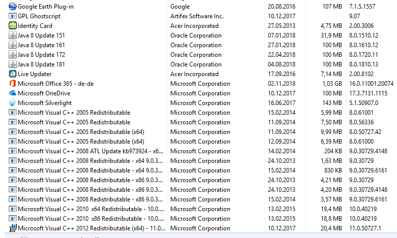 Funktionsupdate für Windows 10, Version 1803