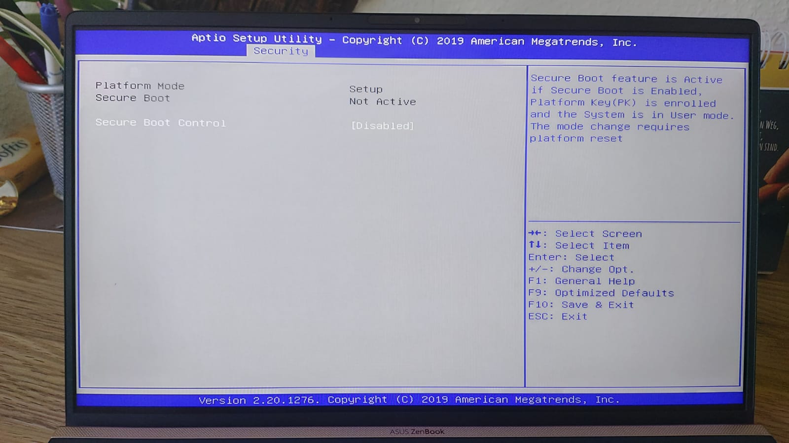 ASUS Zenbook: Windows Erst-Installation USB-Stick ist nicht aufgeführt