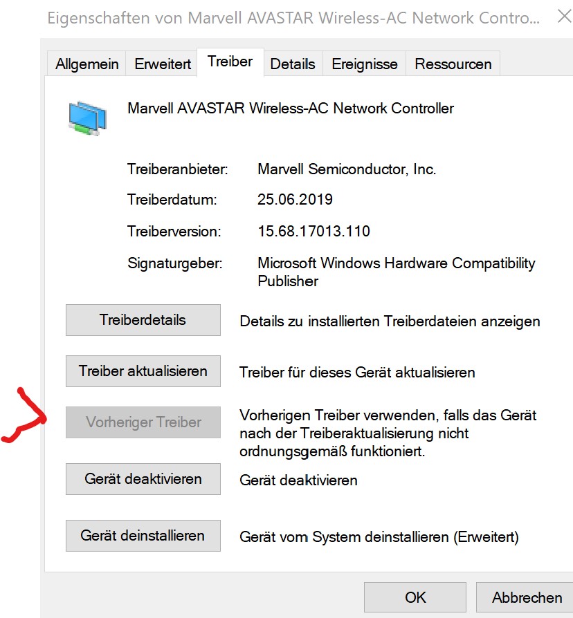 wlan zu langsam nach update