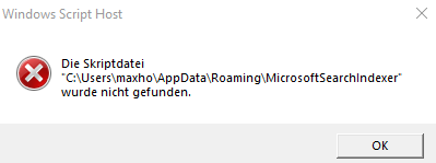 Script Host Error