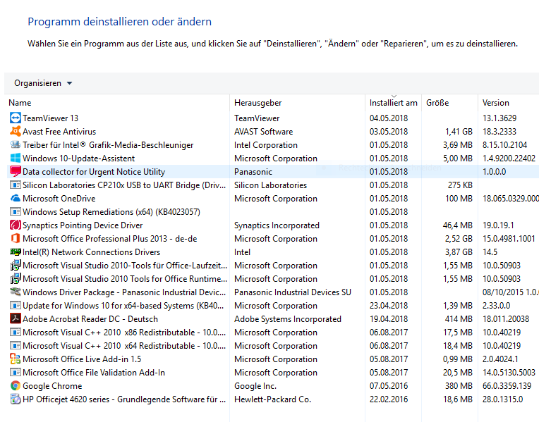 Windows 10, Soundausgabe defekt  ( Panasonic Toughbook CF-F9 )