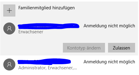 Email-Adresse entfernen