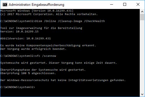 funktionsupdate für windows 10, version 1803 - fehler 0xe06d7363