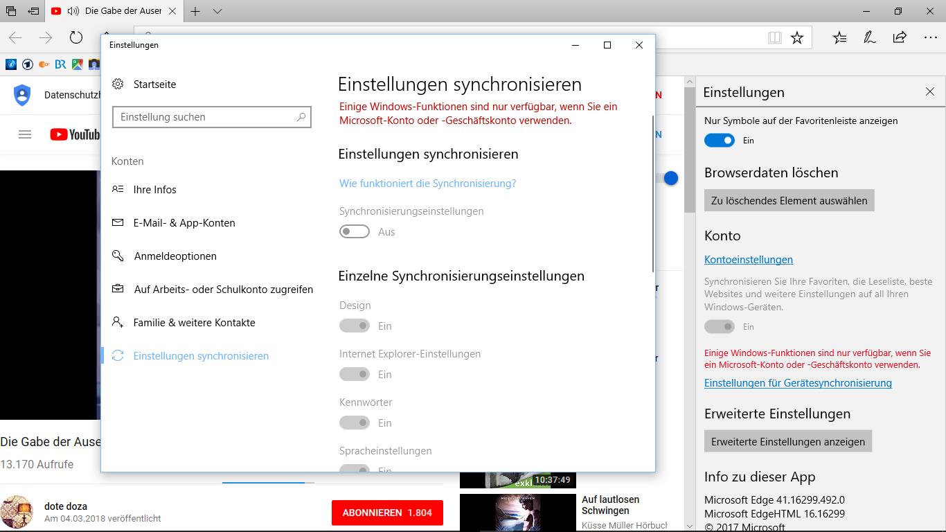 Gelöschte Favoriten treten nach einiger Zeit in Edge immer wieder auf/ Deleted Favorites ...