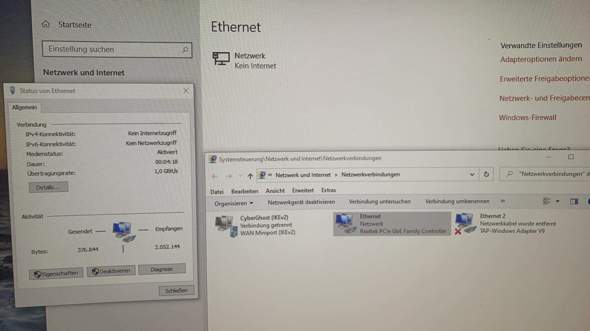 Anscheinend Netzwerk: kein Internet!?