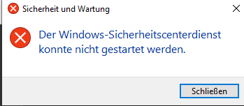 Virus im PC verhindert das Aktivieren von Windows Defender?