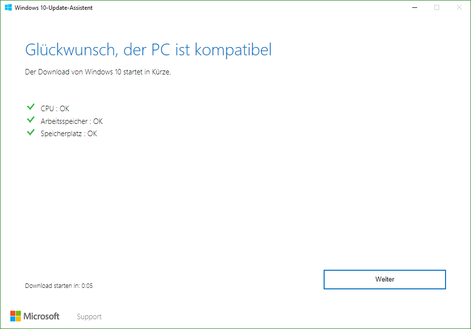 Win 10 Update seit Monaten nicht möglich