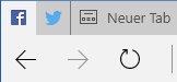 Kein Kontext Menüpunkt "Pin Tab" in Edge zu finden