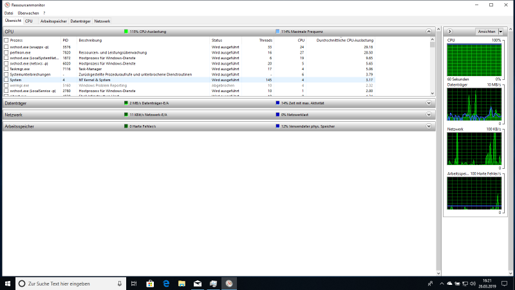 CPU-Auslastung 100 %