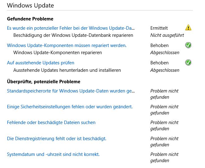 Fehlercode 0xc1900101 - 0x2000C: Update Installation wird nicht fortgeführt, Laptop bleibt aus