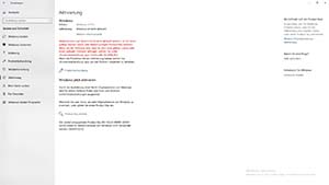 Windows 10 Pro Aktivierung plötzlich weg