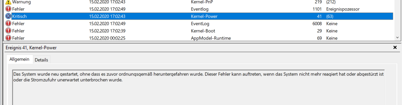 Wie kommen solche Falschmeldungen in die Ereignisanzeige?