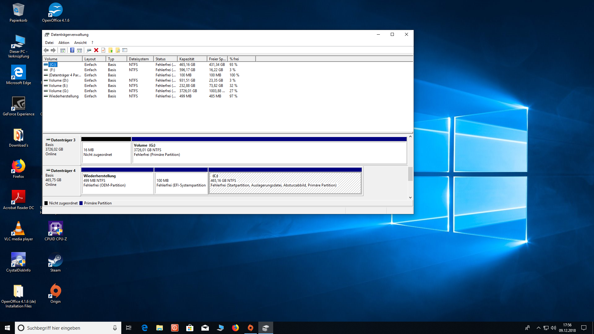 Windows 10 Pro 64 bit