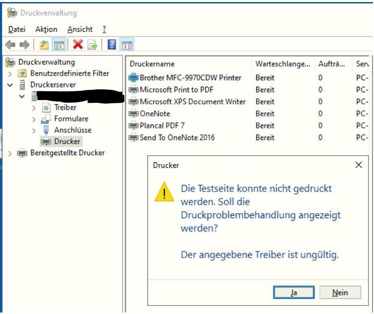 Nach Update 1909 - kein Drucker funktioniert mehr, auch nicht System-PDF-Drucker