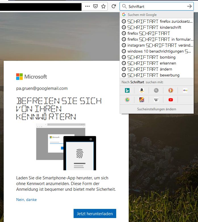 HILFE: Schriftart verändert!
