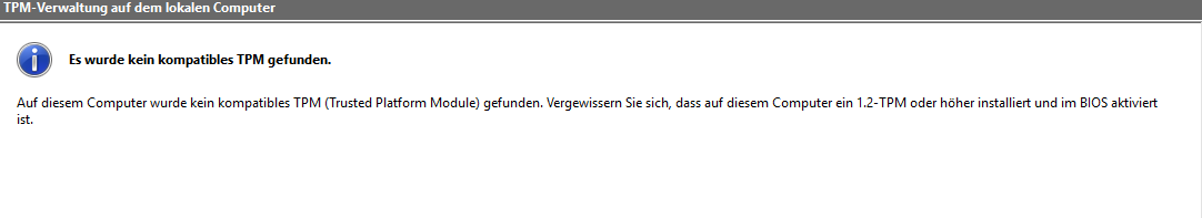 Tpm löschen?