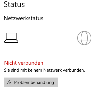 Windows 10 Netzwerk Problem