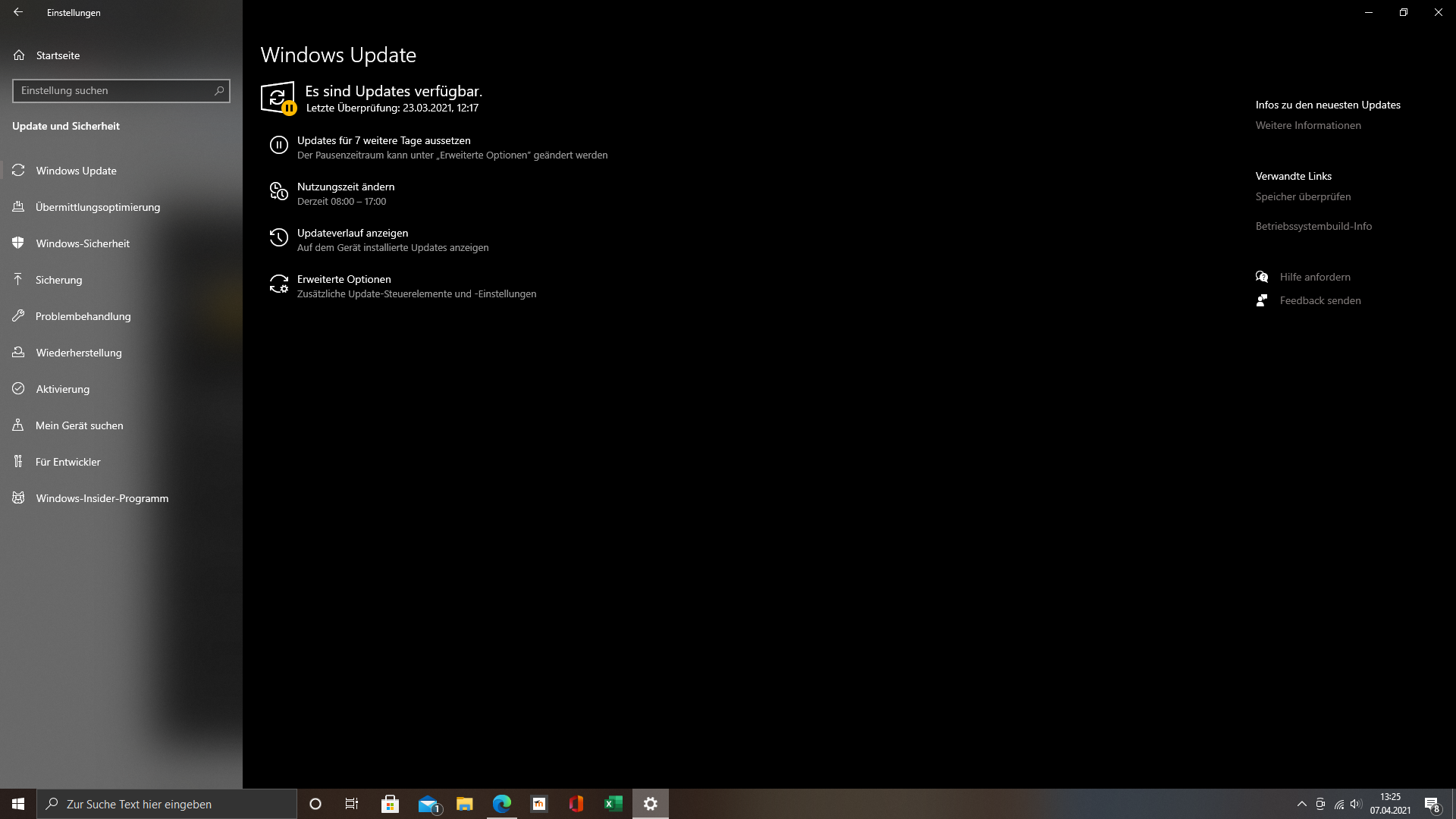 Windows "Updates fortsetzen" Button ist nicht mehr da ?!