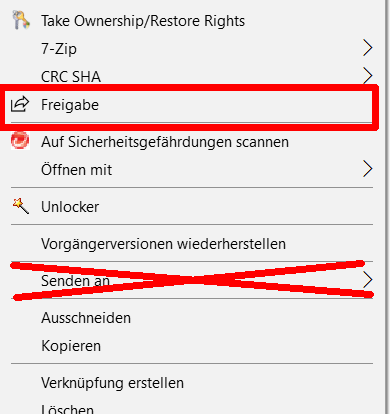 Mailprogramm zuordnen