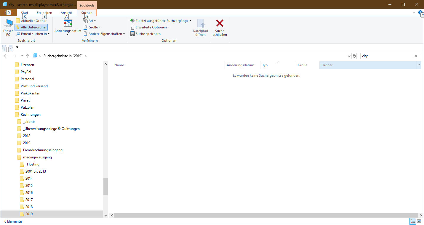Windows Suche findet Datein mit "-" unterschiedlich, bzw. nicht