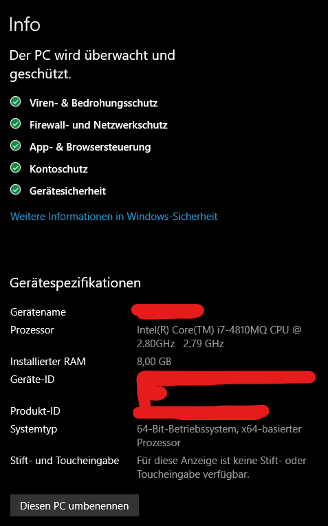Vollbildmodus funktioniert nicht mehr