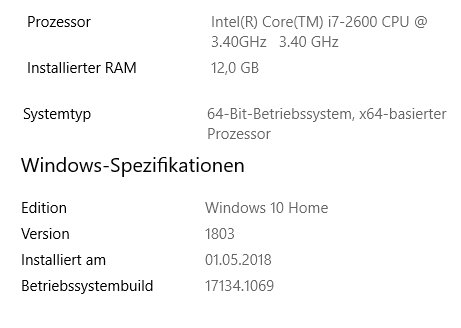 Upgrade von Win 10 1803 auf neuere Version 1903 (bzw1909)