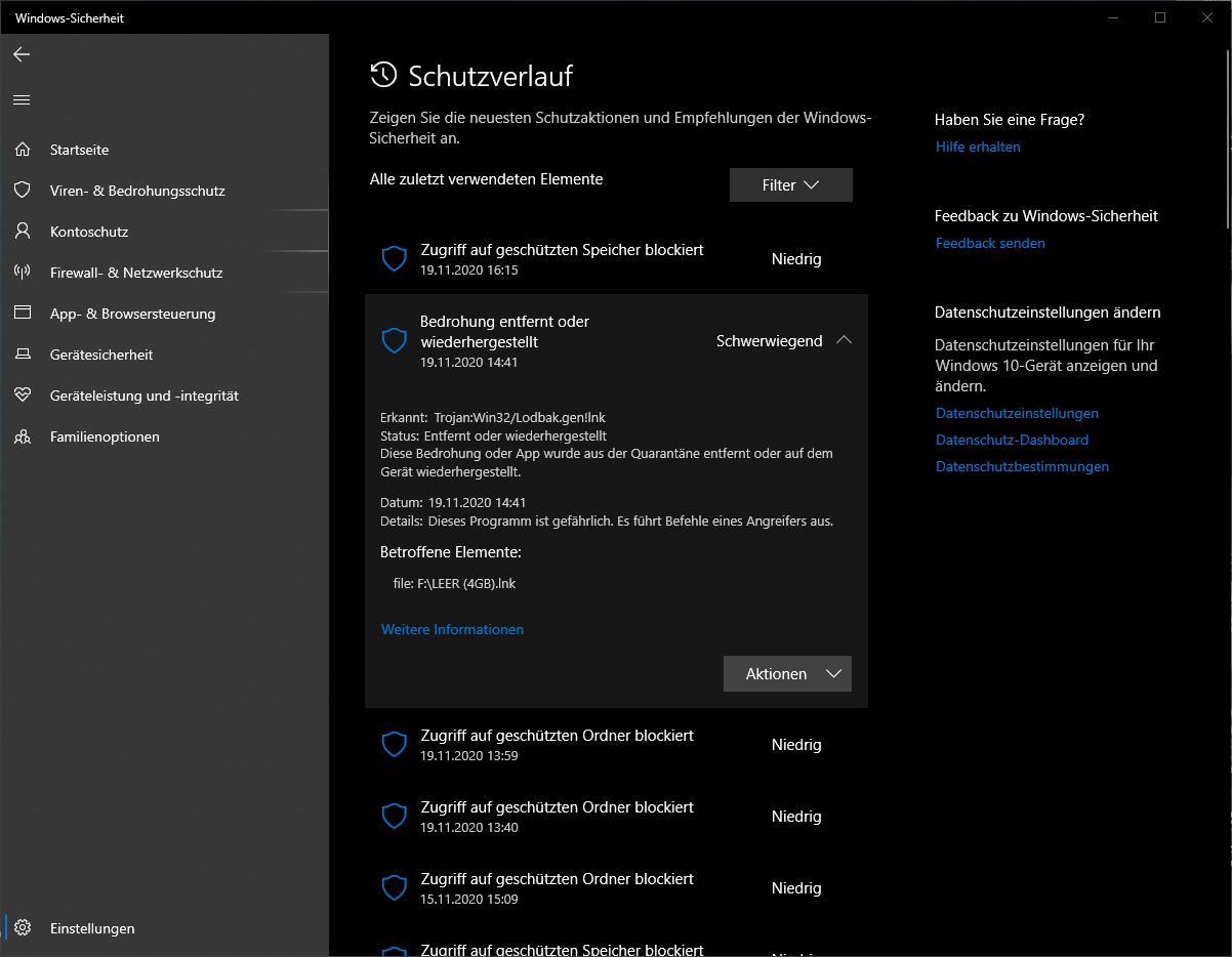 Wurde mein Trojaner vom PC entfernt?