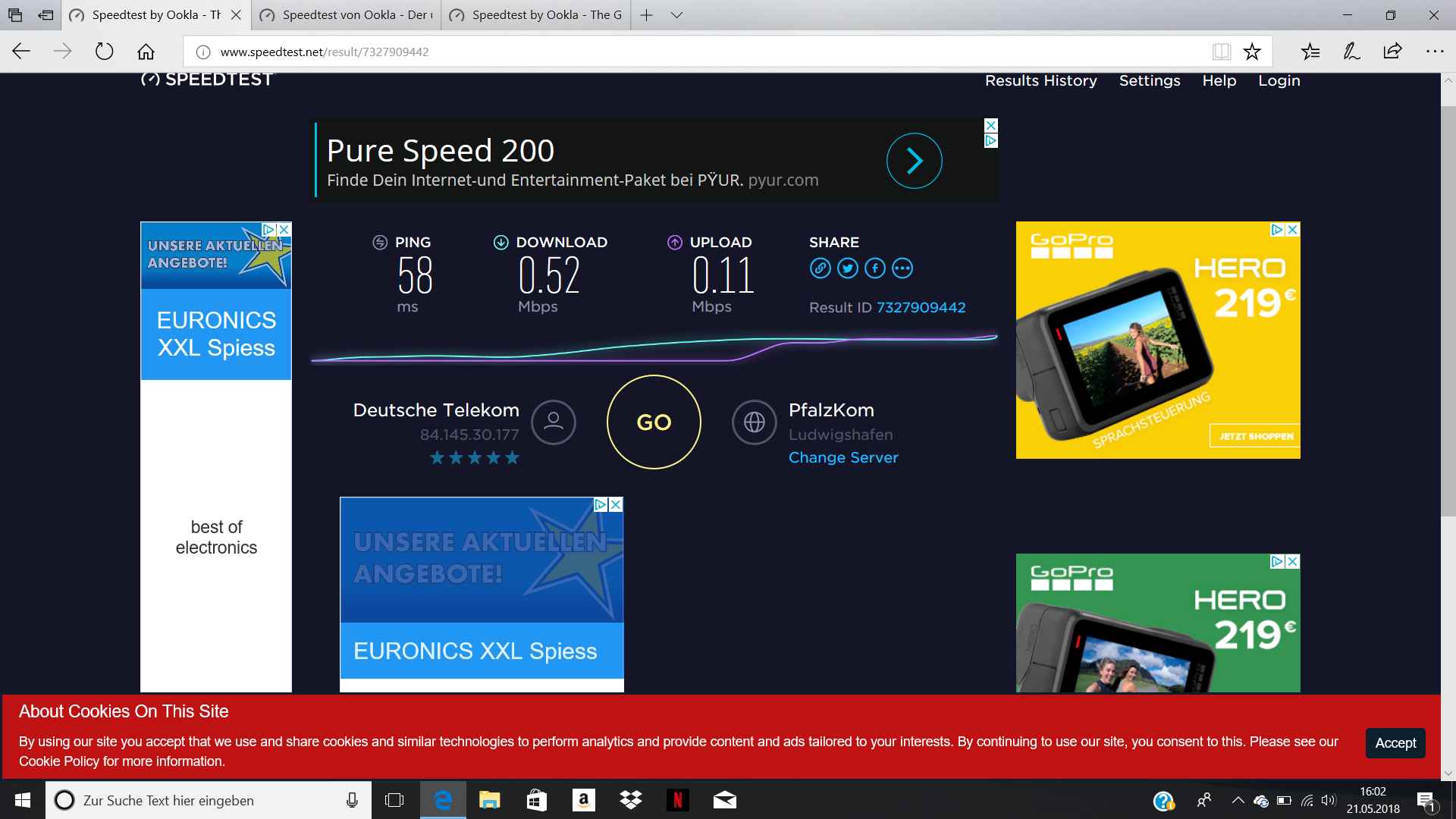 Microsoft Edge und Wlan-Probleme