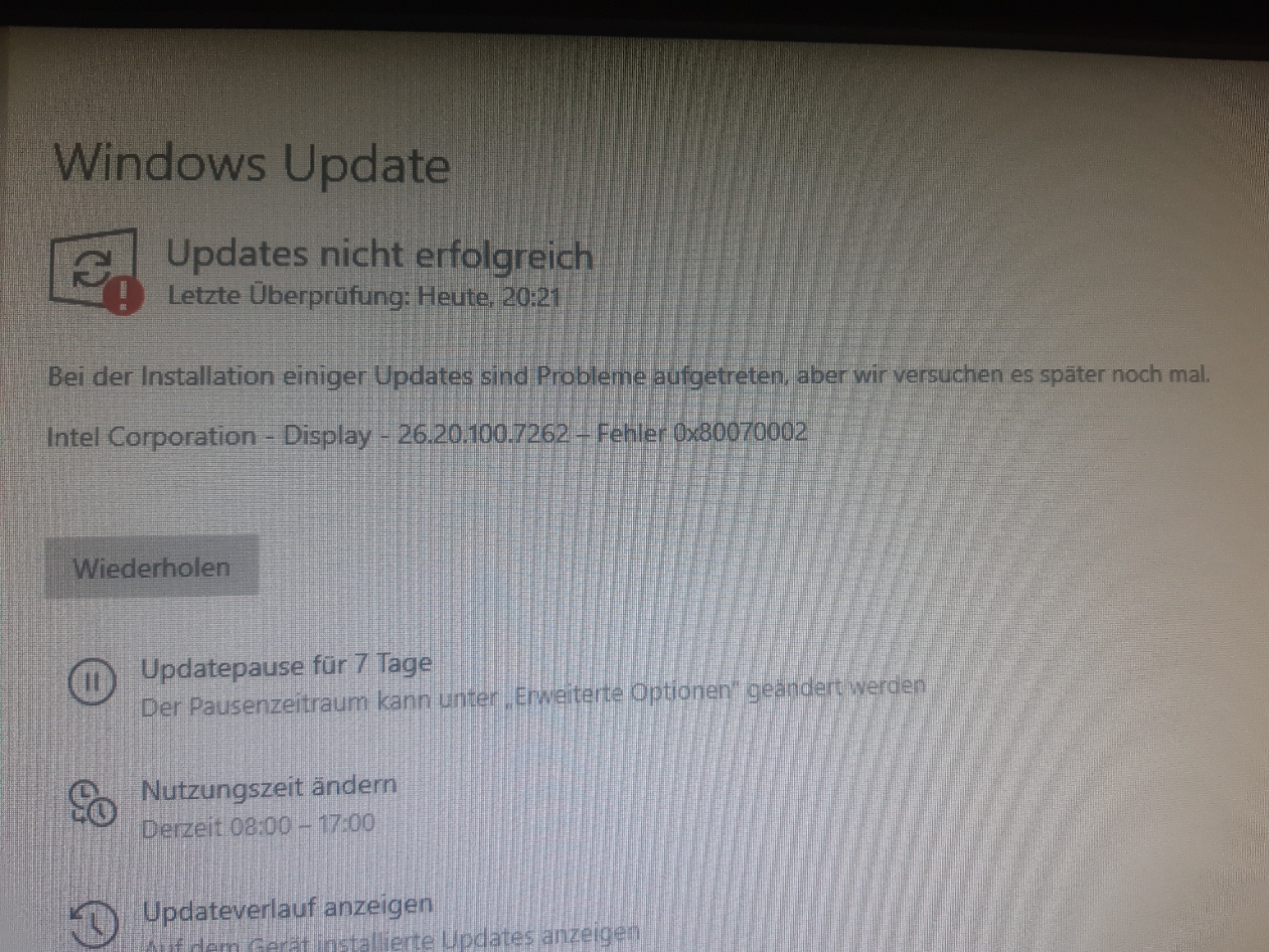 Bug bei Windows Treiber Update - Windows 10 Treiberproblem
