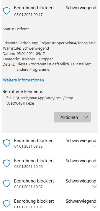 Windows Defender Trojaner
