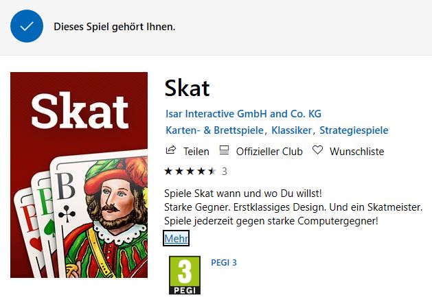 Skat lässt sich nicht installieren