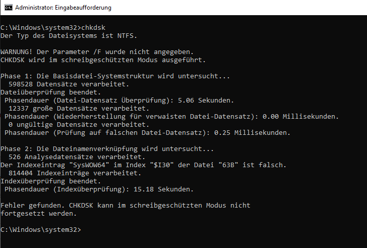 Bestimmte Programme lassen sich nicht öffnen